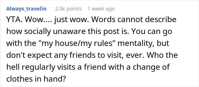 Man Can’t Accept That His One House Rule Is “Excessive And Unreasonable,” The Internet Disagrees Man Can’t Accept That His One House Rule Is “Excessive And Unreasonable,” The Internet Disagrees