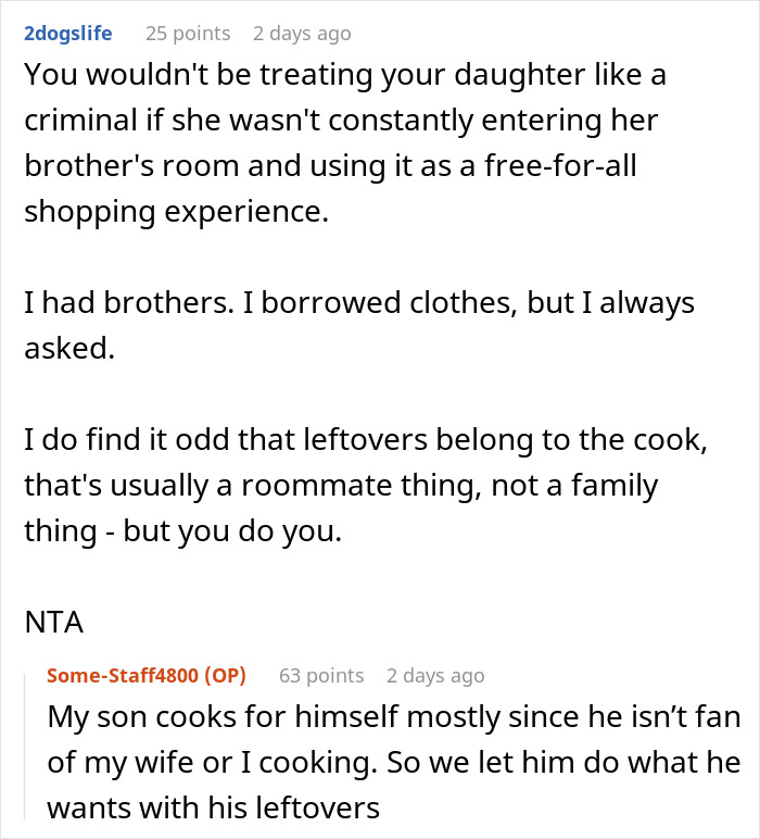 “My Daughter Is Very Clearly Upset”: Sister Keeps Stealing From Brother, Dad Buys Him A Lock “My Daughter Is Very Clearly Upset”: Sister Keeps Stealing From Brother, Dad Buys Him A Lock