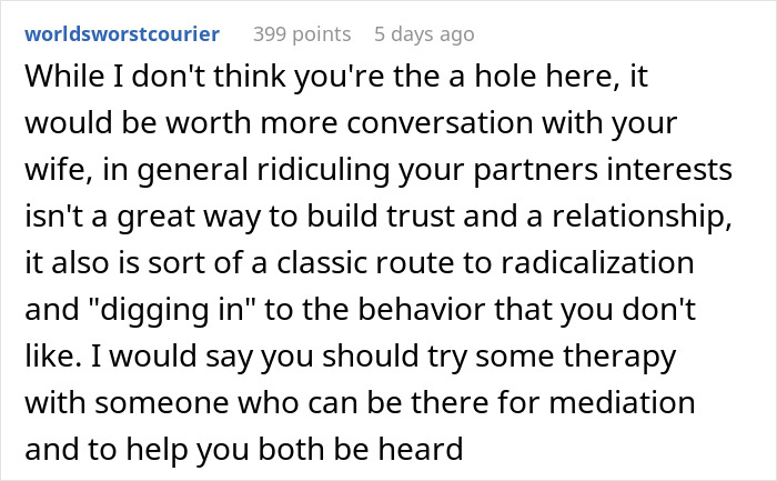 "Blew Up On Me About How I Don't Support Her": Wife's Obsession With Taylor Swift Goes Too Far "Blew Up On Me About How I Don't Support Her": Wife's Obsession With Taylor Swift Goes Too Far