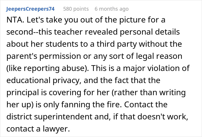 Single Dad Of 3 Livid Over Teacher Giving His Family Info To Press, Wonders If He Overreacted Here Single Dad Of 3 Livid Over Teacher Giving His Family Info To Press, Wonders If He Overreacted Here