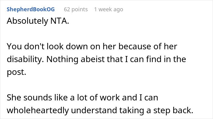 Woman Refuses To Repeat Trip With Disabled Friend, Gets Called An "Ableist" Woman Refuses To Repeat Trip With Disabled Friend, Gets Called An "Ableist"