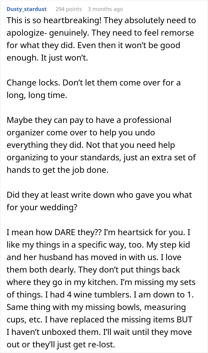 Woman Is Heartbroken After Returning From Her Honeymoon To Find Her MIL Rearranged Her Home Woman Is Heartbroken After Returning From Her Honeymoon To Find Her MIL Rearranged Her Home