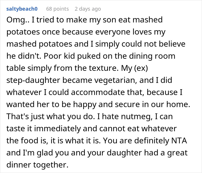 Man Discovers Wife Purposefully Cooks Meals Daughter Won’t Eat, Decides On Divorce