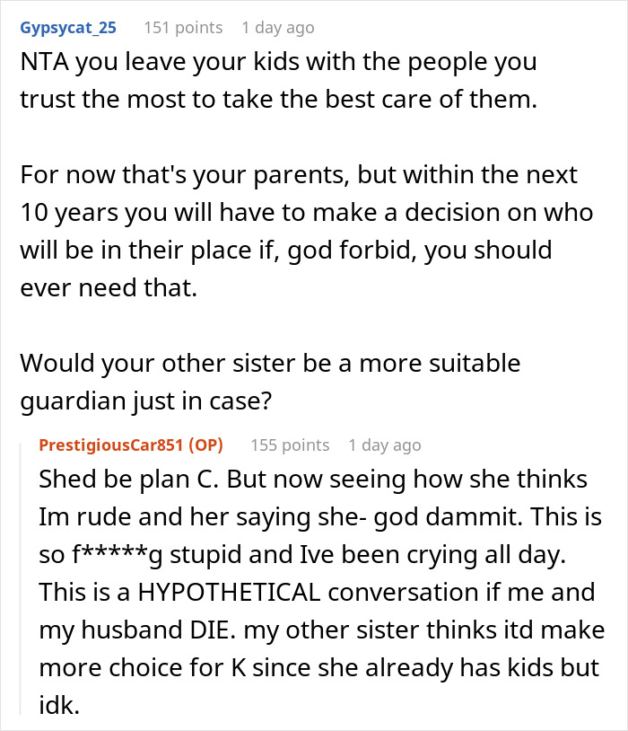 Woman Bluntly Tells Sister Why She Can’t Trust Her With Her Baby, Sister Storms Out