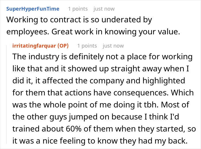 Boss Scolds Employee Who Pulled Off 20-Hour Monster Shift And Left 3 Minutes Early, Regret Ensues Boss Scolds Employee Who Pulled Off 20-Hour Monster Shift And Left 3 Minutes Early, Regret Ensues