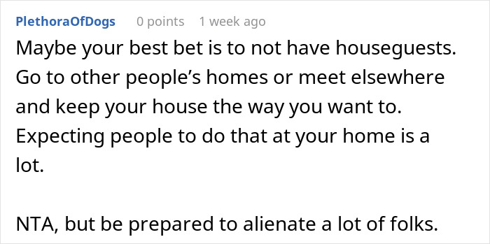 Man Can’t Accept That His One House Rule Is “Excessive And Unreasonable,” The Internet Disagrees Man Can’t Accept That His One House Rule Is “Excessive And Unreasonable,” The Internet Disagrees