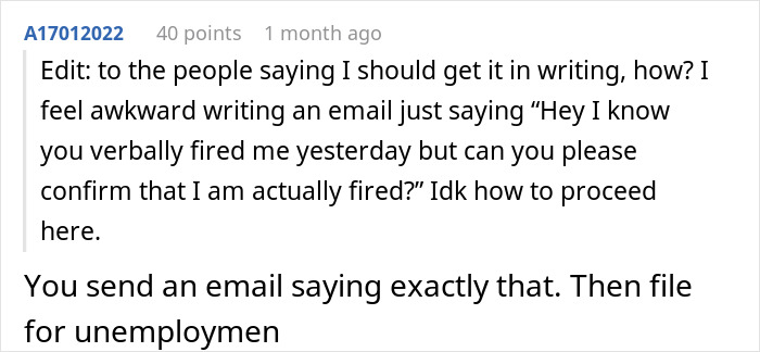 Woman Gets Fired From A Good Job With No Warning Or Reason, Netizens Say It’s Because Of Her Illness Woman Gets Fired From A Good Job With No Warning Or Reason, Netizens Say It’s Because Of Her Illness