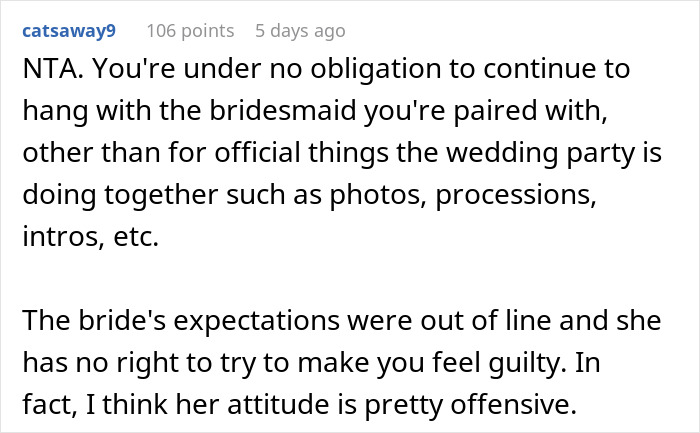 Man Ignores Assigned Bridesmaid’s Advances, Gets Berated And Insulted During Reception Man Ignores Assigned Bridesmaid’s Advances, Gets Berated And Insulted During Reception