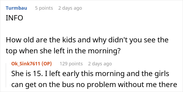 Parent Unwilling To Confront School For 'Dress Coding' Their Daughter, Gets Dubbed A Jerk Parent Unwilling To Confront School For 'Dress Coding' Their Daughter, Gets Dubbed A Jerk