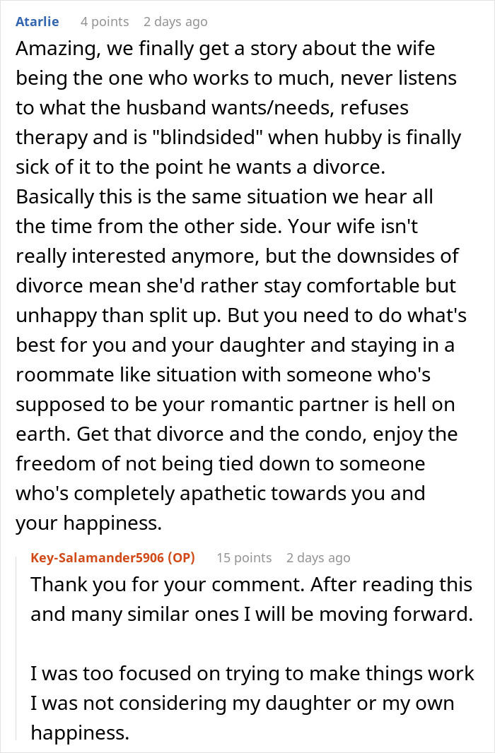 Husband "Blindsides" Wife With An Ultimatum After He Sees She Really Doesn't Care