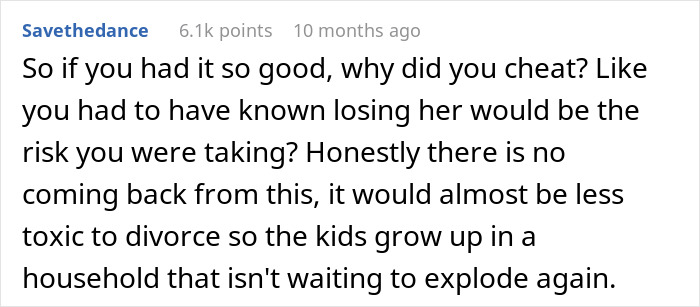 Cheating Husband Gets Caught, Wife Proposes Open Marriage And Now He "Lives In Agony" Every Day Cheating Husband Gets Caught, Wife Proposes Open Marriage And Now He "Lives In Agony" Every Day