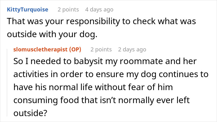 Woman Gets $800 Vet Bill After Her Dog Eats Roommate's Food, Wonders Who's To Blame Woman Gets $800 Vet Bill After Her Dog Eats Roommate's Food, Wonders Who's To Blame