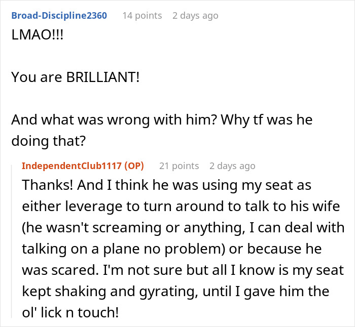 Petty Revenge: Guy Won't Stop Shaking Passenger's Seat In Front Of Him On Plane, Gets Nasty Surprise