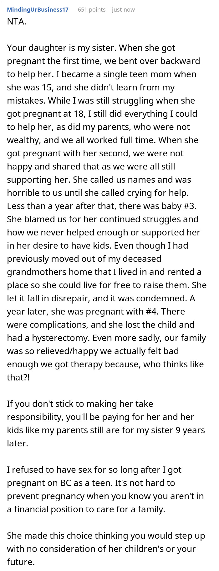 Woman Gets Pregnant After Having Her Parents Raise Her First Baby, Is Upset They're Not Happy Woman Gets Pregnant After Having Her Parents Raise Her First Baby, Is Upset They're Not Happy