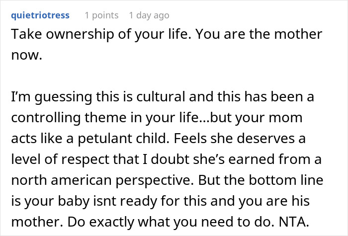 Woman Infuriates Her Parents By Not Going On A 10-Hour Flight So They Can See Their Grandbaby Woman Infuriates Her Parents By Not Going On A 10-Hour Flight So They Can See Their Grandbaby