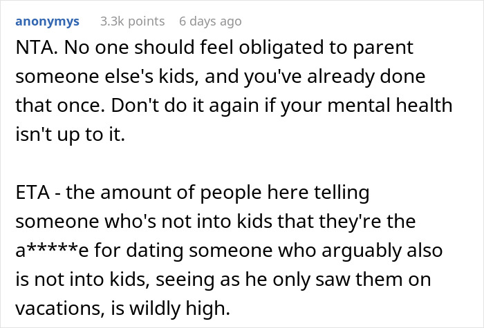 Woman Refuses To Be A Stepmother To Her BF's Kids After Their Mother Dies, Gets Told To 'Grow Up' Woman Refuses To Be A Stepmother To Her BF's Kids After Their Mother Dies, Gets Told To 'Grow Up'