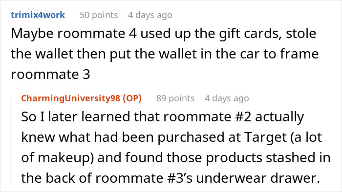 Woman Has Meltdown Over A Lost Wallet, Roommate Finds Out Why And Pulls Petty Revenge Woman Has Meltdown Over A Lost Wallet, Roommate Finds Out Why And Pulls Petty Revenge