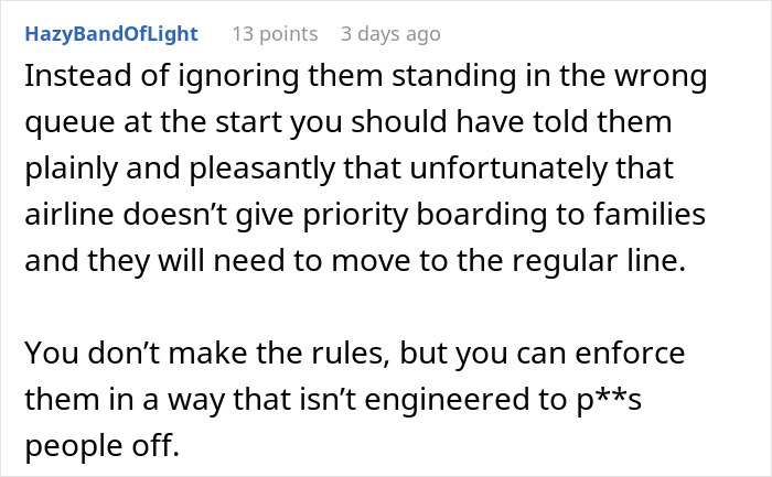Airport Worker Serves Up A Dose Of Reality To Over-Entitled Family Cutting In Line Airport Worker Serves Up A Dose Of Reality To Over-Entitled Family Cutting In Line