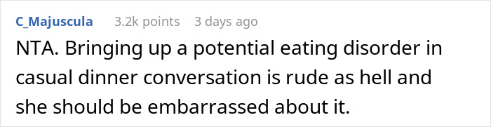Woman Leaves Dinner Embarrassed After Pushing An ED Diagnosis On A Woman Who Was Not Having It Woman Leaves Dinner Embarrassed After Pushing An ED Diagnosis On A Woman Who Was Not Having It