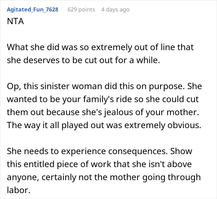 Woman Asks If She&rsquo;s Wrong For Saying Her MIL Is Dead To Her After She Ruined Plans Made Pre-Labor