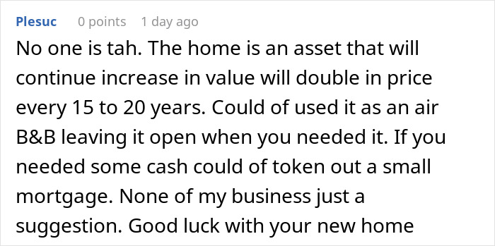 “Am I The Jerk For Selling Our House Without Informing My Wife?” “Am I The Jerk For Selling Our House Without Informing My Wife?”