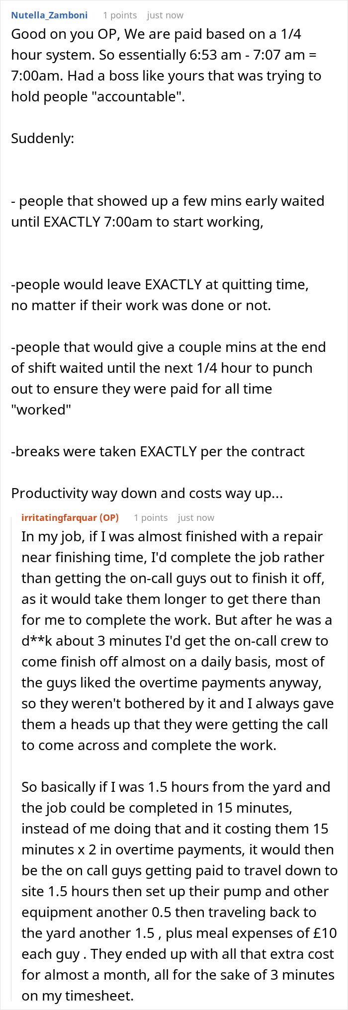 Boss Scolds Employee Who Pulled Off 20-Hour Monster Shift And Left 3 Minutes Early, Regret Ensues Boss Scolds Employee Who Pulled Off 20-Hour Monster Shift And Left 3 Minutes Early, Regret Ensues