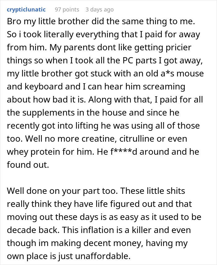 “Be A Man And Move Out”: Guy Has Enough Of His Mean Little Sister, Gets Revenge