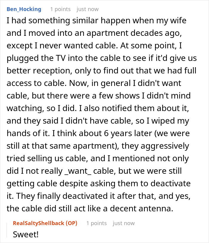 Person Maliciously Complies With Company Claiming They Don’t Have Cable Person Maliciously Complies With Company Claiming They Don’t Have Cable