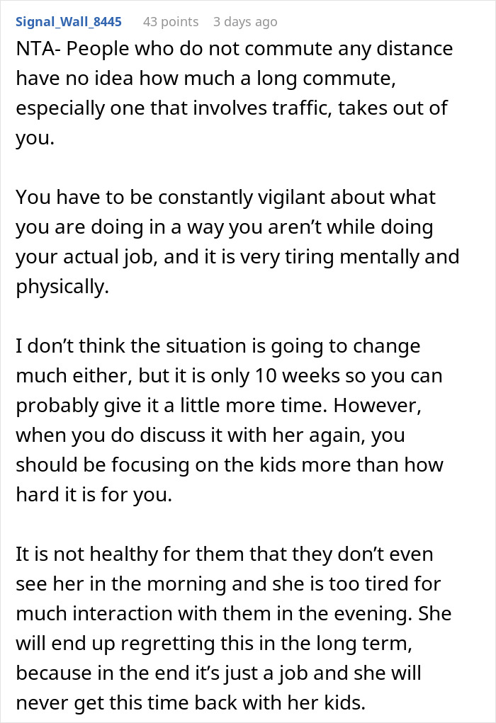 “Unfair Amount Of Duties”: Wife’s New Job Puts Strain On The Household “Unfair Amount Of Duties”: Wife’s New Job Puts Strain On The Household