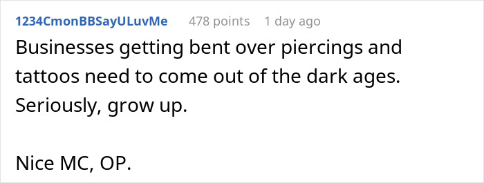 Employee Maliciously Complies With Boss' Stupid "No Piercings" Rule, Setting Him Off For Months Employee Maliciously Complies With Boss' Stupid "No Piercings" Rule, Setting Him Off For Months