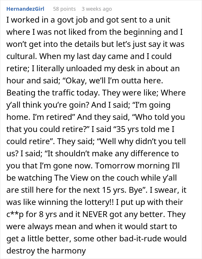 Woman Decides She Doesn’t Like A New Coworker, Files A Complaint And Gets Him Fired Woman Decides She Doesn’t Like A New Coworker, Files A Complaint And Gets Him Fired