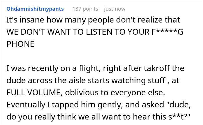 People Take This Person's Story As A Chance To Call Out Guys Who Don't Use Headphones In Public