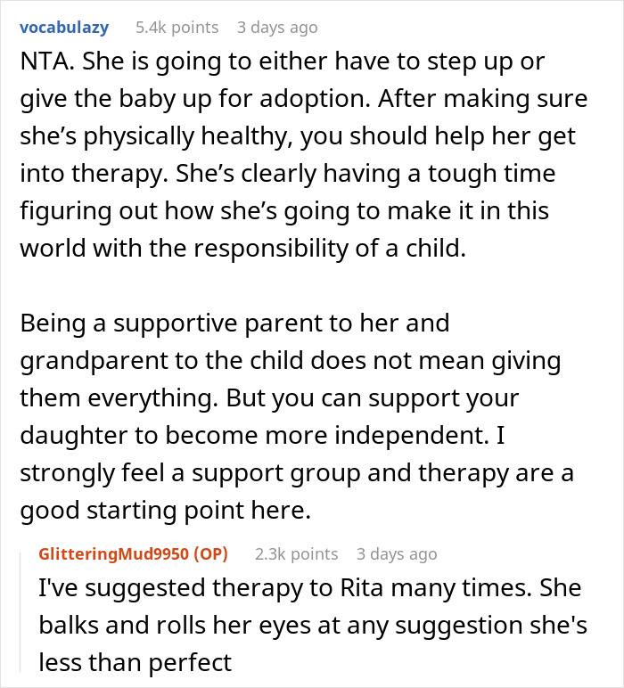 Woman Wants Her Pregnant Daughter To Start Being An Adult, She Bursts Into A Tantrum Woman Wants Her Pregnant Daughter To Start Being An Adult, She Bursts Into A Tantrum