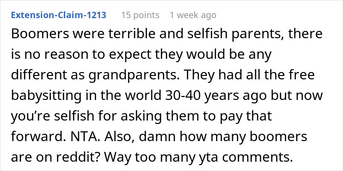 Grandma Refuses To Babysit For Free, Her Daughter Goes Online To Vent Grandma Refuses To Babysit For Free, Her Daughter Goes Online To Vent