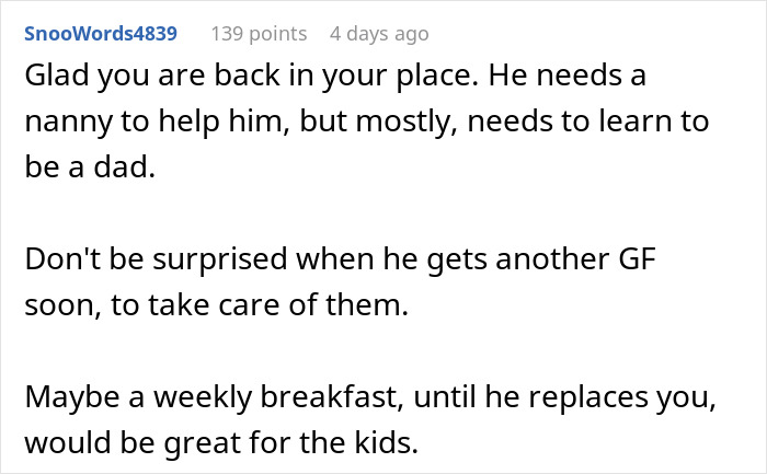 Woman Refuses To Be A Stepmother To Her BF's Kids After Their Mother Dies, Gets Told To 'Grow Up' Woman Refuses To Be A Stepmother To Her BF's Kids After Their Mother Dies, Gets Told To 'Grow Up'
