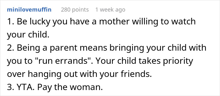 Grandma Refuses To Babysit For Free, Her Daughter Goes Online To Vent Grandma Refuses To Babysit For Free, Her Daughter Goes Online To Vent