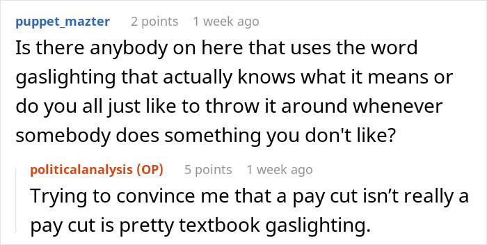 "He Asked Me If I Did The Math Right": Boss Expects Employee To Be Thrilled With A Pay Cut "He Asked Me If I Did The Math Right": Boss Expects Employee To Be Thrilled With A Pay Cut