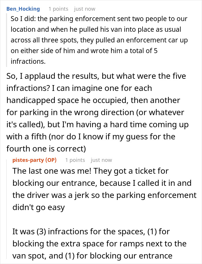 Worker Maliciously Complies With Suggestion To Deal With Delivery Driver Who Hogs The Handicap Spot Worker Maliciously Complies With Suggestion To Deal With Delivery Driver Who Hogs The Handicap Spot