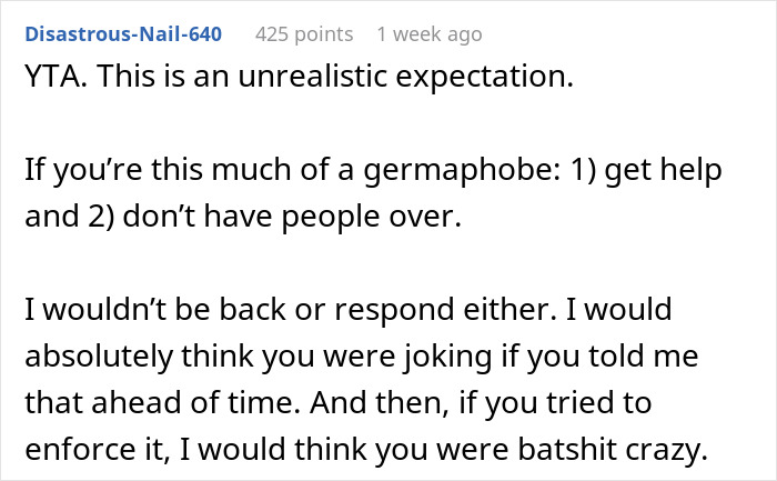 Man Can’t Accept That His One House Rule Is “Excessive And Unreasonable,” The Internet Disagrees Man Can’t Accept That His One House Rule Is “Excessive And Unreasonable,” The Internet Disagrees
