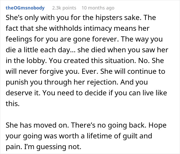 Cheating Husband Gets Caught, Wife Proposes Open Marriage And Now He "Lives In Agony" Every Day Cheating Husband Gets Caught, Wife Proposes Open Marriage And Now He "Lives In Agony" Every Day