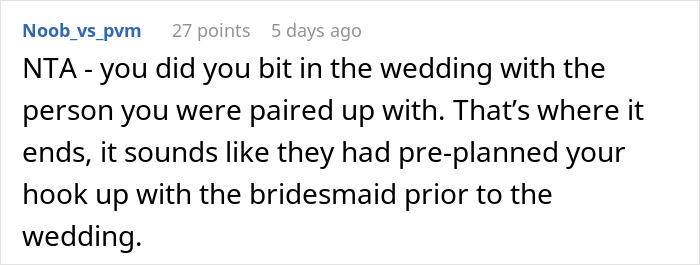 Man Ignores Assigned Bridesmaid’s Advances, Gets Berated And Insulted During Reception Man Ignores Assigned Bridesmaid’s Advances, Gets Berated And Insulted During Reception