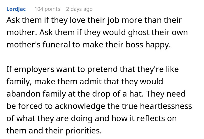 Woman Receives Notice One Month Later That Days Off She Had Confirmed For Mom's Funeral Are Denied Woman Receives Notice One Month Later That Days Off She Had Confirmed For Mom's Funeral Are Denied