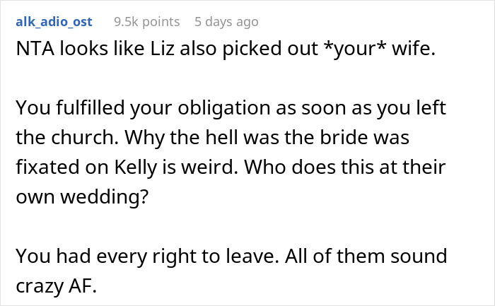 Man Ignores Assigned Bridesmaid’s Advances, Gets Berated And Insulted During Reception