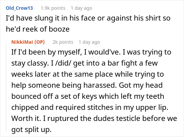 Man Can’t Understand No For An Answer, Woman Agrees On Him Buying Her A Drink, Dumps It On His Shoes