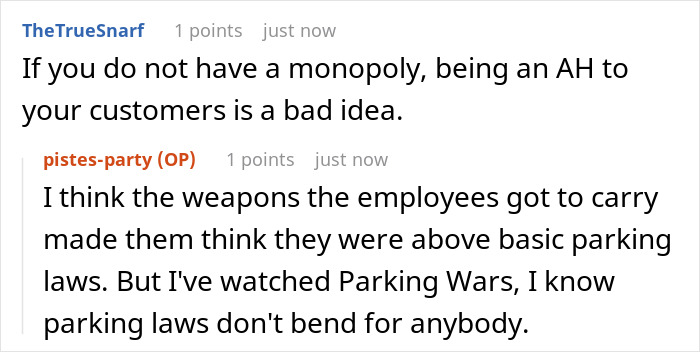 Worker Maliciously Complies With Suggestion To Deal With Delivery Driver Who Hogs The Handicap Spot Worker Maliciously Complies With Suggestion To Deal With Delivery Driver Who Hogs The Handicap Spot