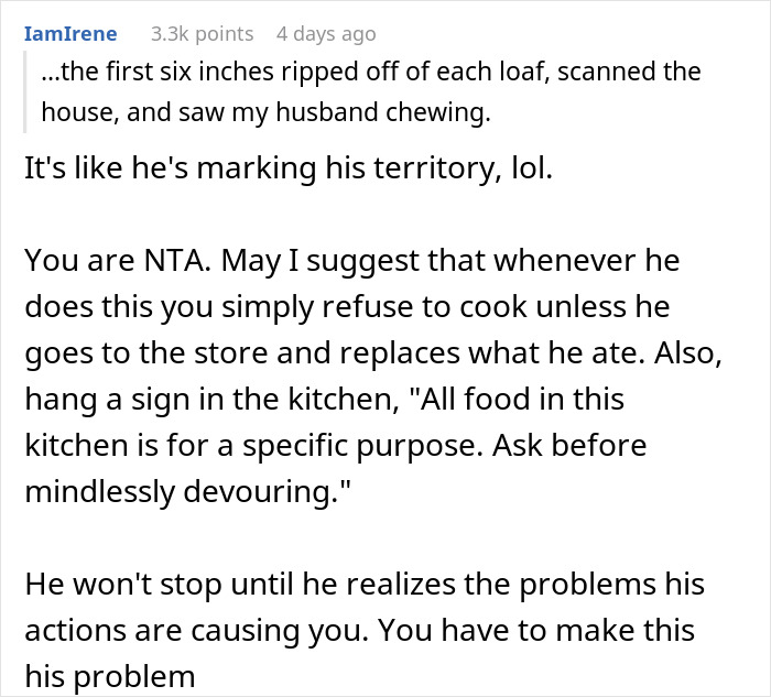 “Saw My Husband Chewing”: Wife Is Done With Man’s Non-Stop Ruining Of Ingredients “Saw My Husband Chewing”: Wife Is Done With Man’s Non-Stop Ruining Of Ingredients