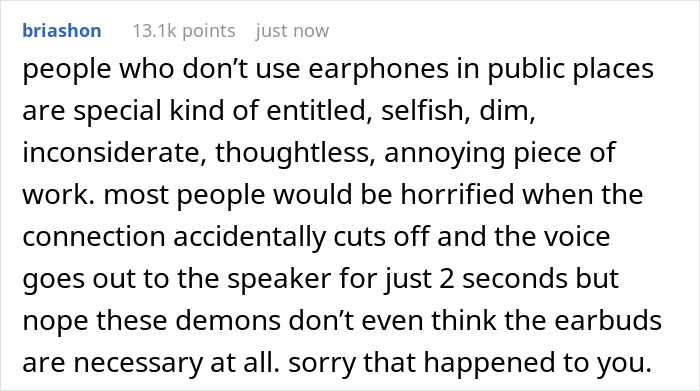 People Take This Person's Story As A Chance To Call Out Guys Who Don't Use Headphones In Public