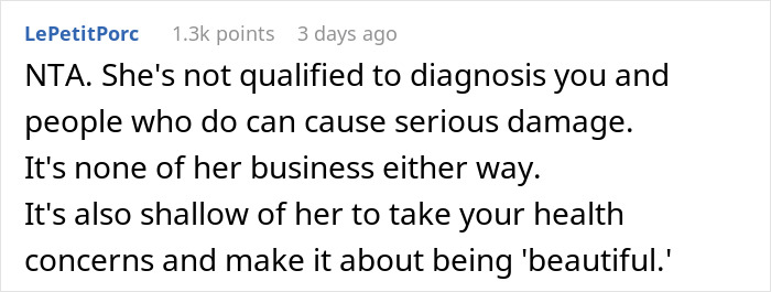 Woman Leaves Dinner Embarrassed After Pushing An ED Diagnosis On A Woman Who Was Not Having It