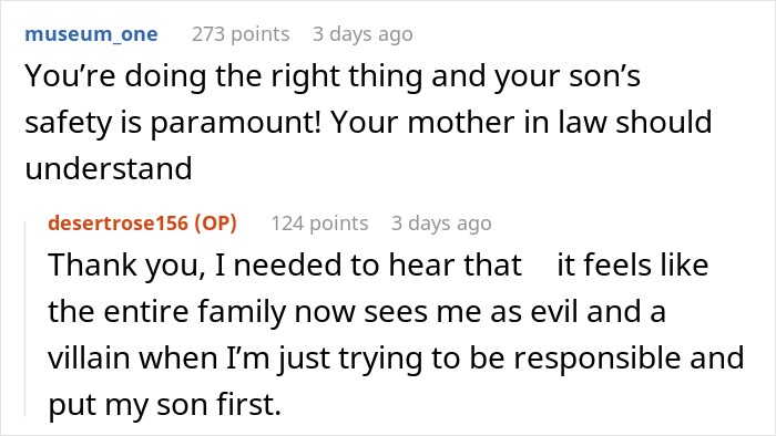 “My Son’s Life And Safety Is More Important To Me”: Mom Refuses To Let MIL Babysit Her Baby “My Son’s Life And Safety Is More Important To Me”: Mom Refuses To Let MIL Babysit Her Baby
