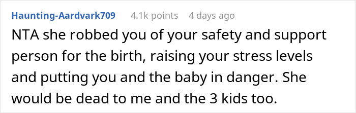 Woman Asks If She&rsquo;s Wrong For Saying Her MIL Is Dead To Her After She Ruined Plans Made Pre-Labor
